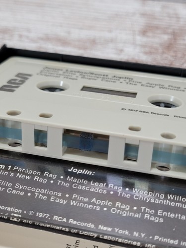 James Levine Plays Scott Joplin RCA Cassette 1977 Res Seal ARK1-2243 - Picture 6 of 6