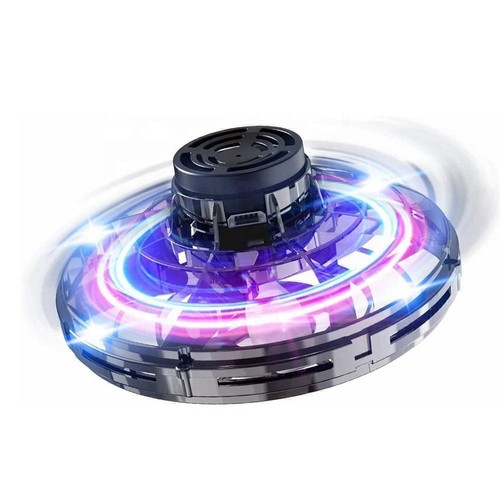 Mini Drone LED UFO Type Flying Helicopter Spinner Fingertip Flight Gyro Toy ण - Picture 14 of 15