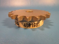  Martin 40B19SS 5/8" Straight Bore, No Keyway 40 Single Strand Chain, Stainless