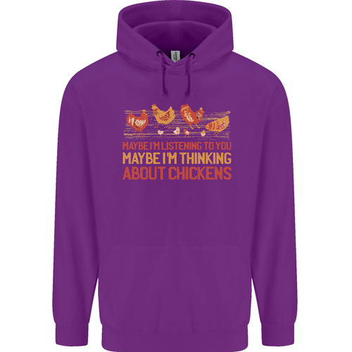 Thinking About Chickens Funny Farm Farmer Childrens Kids Hoodie - Picture 19 of 84