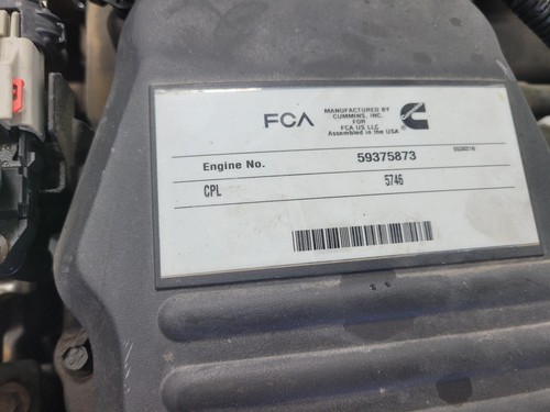 2019-2020 Ram 2500-3500 6.7L Diesel Engine, 280k Miles, AT (VIN L, 8th Digit) - Picture 7 of 11