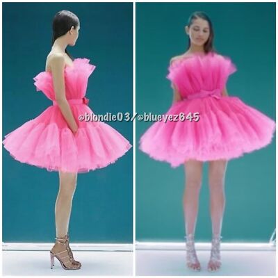 giambattista valli pink flared tulle dress Giambattista Valli Giambattista Valli Flared Tulle Dress Pink Size 10