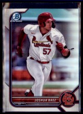 2022 Bowman Refractor Joshua Baez St. Louis Cardinals #BDC-76