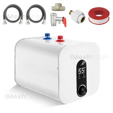 Instant Electric Water Heater Shower Compact 15L/4Gal Mini-Tank Storage RV 110V