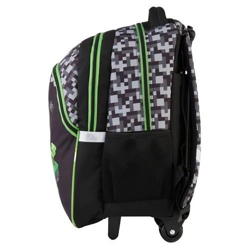 GAME PIXEL Spiel Minecraft Schulranzen Schultrolley Trolleyrucksack trolley - Bild 4 von 6