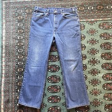 Vintage Levi 517 Bootcut Blue Jeans W38L30 Fits Like W36 Jeans Made In USA