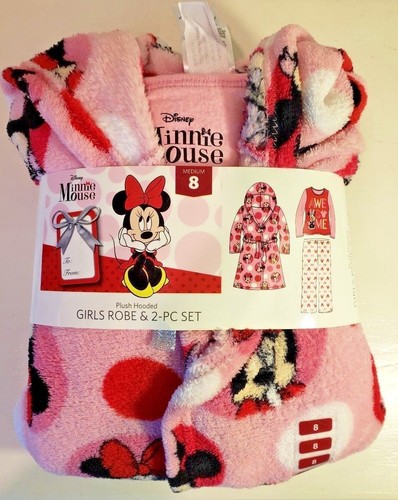 Character Themed Plush Hooded Robe & 2-PC Pajama Set - Picture 4 of 14