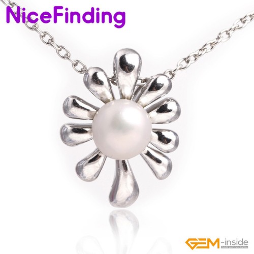Perlen Perlen Versilberte Anhänger Perlen Mode Schmuck Halskette Weihnachtsgeschenk - Bild 21 von 28