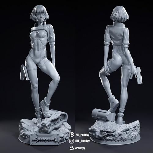 Sasha figure From Cyberpunk Edgerunners - Picture 2 of 9