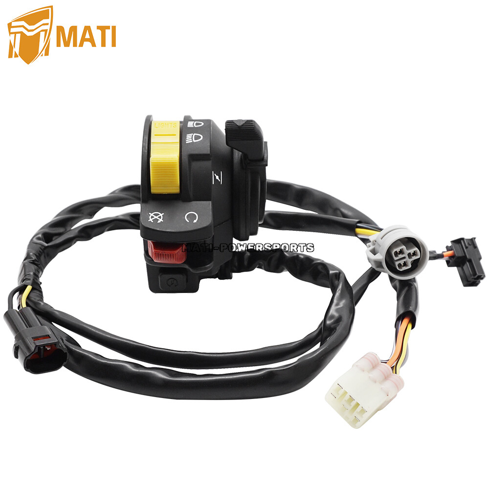 Left Handlebar Switch Start Stop Kill Headlight for Arctic