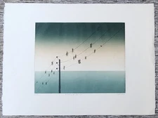 Jean SOLOMBRE,  Aquatint, De Vagues Idees Dans l'Air   SIGNED