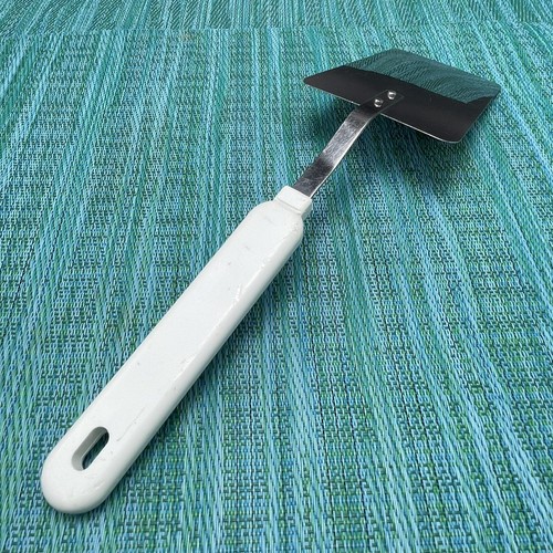 Vintage Robinson Knife Co Solid SPATULA Turner Flipper weißer Griff USA 12" - Bild 7 von 8