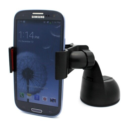 Car Mount Dash Windshield Holder Cradle Rotating Dock Suction for Smartphones - Picture 9 of 11