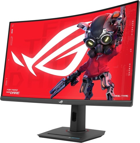 ASUS ROG Strix XG32WCS 31.5" Widescreen VA Black Curved Monitor 2560x1440 1ms - Picture 2 of 11