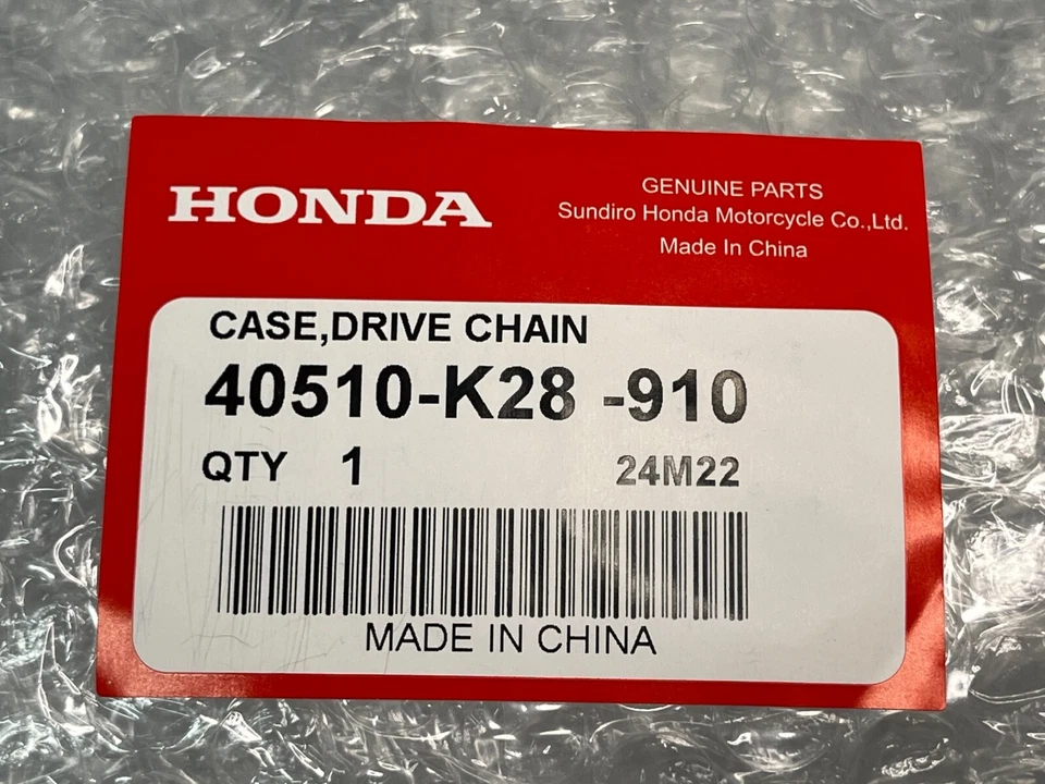 PROTECTOR CAJA CADENA TRANSMISIÓN HONDA 2014-2022 CRF125 F/FB GENUINO NUEVO 40510-K28-910 Foto 3 de 3