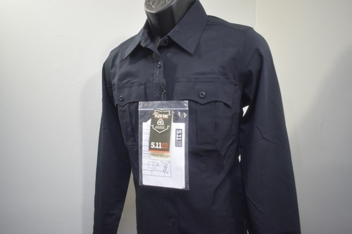 5.11 Tactical Concealed Carry Shirt Flex-Tac Poly Wool Womens Large Tall LT NEW - Picture 3 of 11