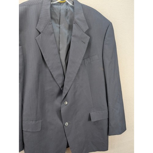 Hart Schaffner Marx Nordstrom Gold Trumpeter Sport Coat Pants Set 48L Pinstripe - Picture 8 of 20