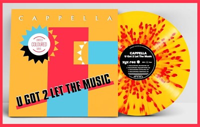 Cappella ''u got 2 let the music'' limited coloured Vinyl Maxi-Single 12'' NEU 2025