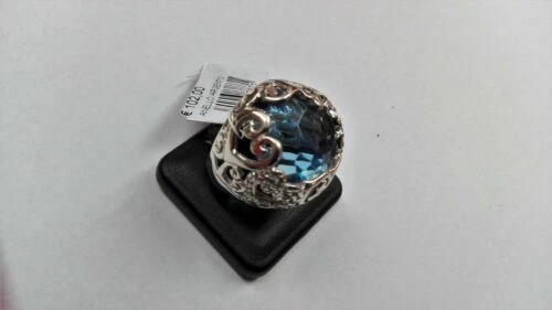 Anelli di lusso cabochon in argento