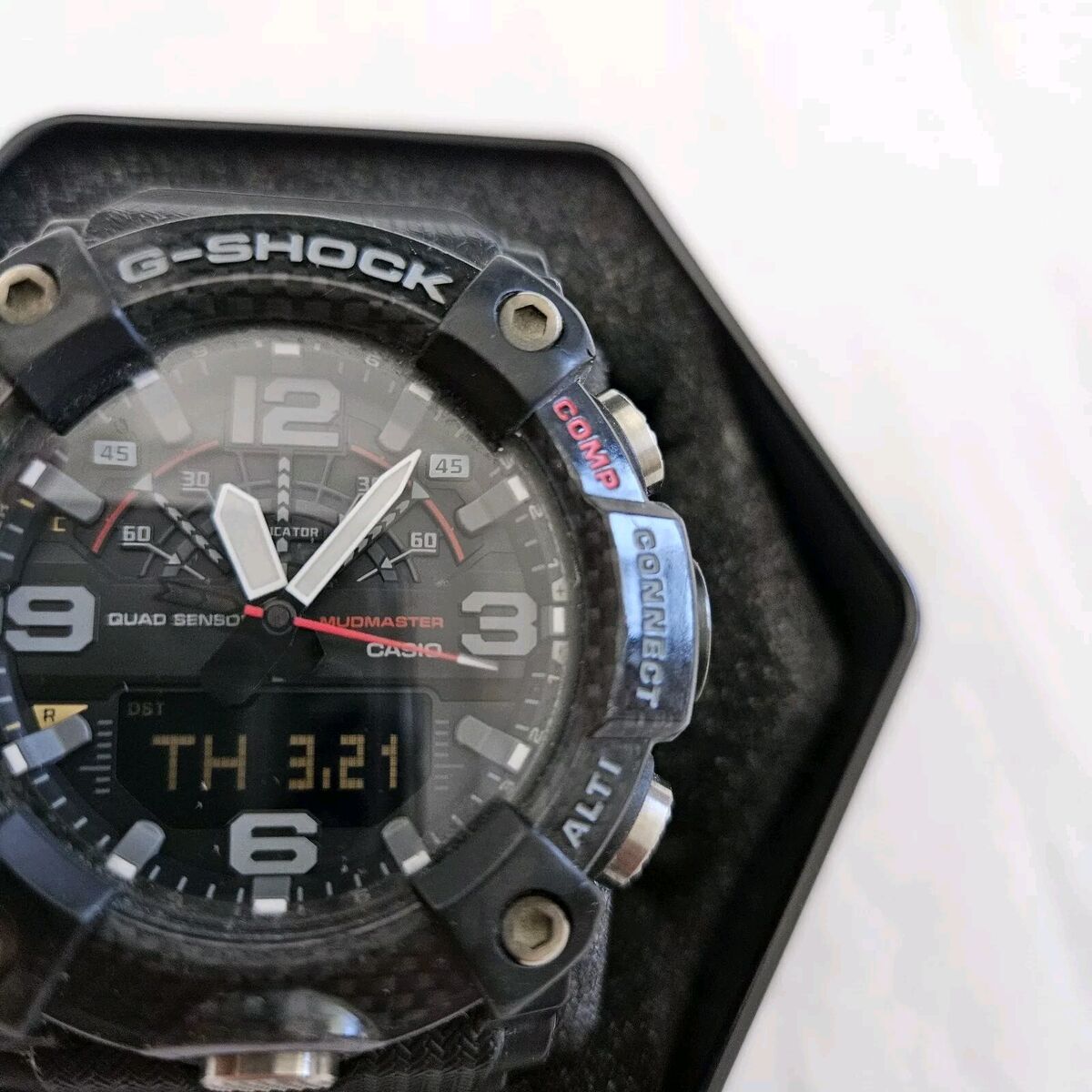 G Shock GG-B100 5594 Mudmaster Analog Digital Watch Carbon G Shock GG-B100 5594 Mudmaster Analog Digital Watch Carbon