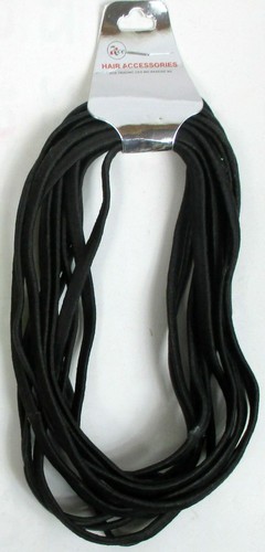 SET BESTEHEND AUS 24 Stck. - 5 mm dickes STIRNBAND, KOPFBAND, PFERDESCHWANZHALTER ELASTISCH - HBS621  - Bild 4 von 4