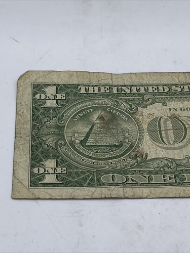 1957 $1 One Dollar Silver Certificate Blue Seal Average Circulated Condition - Picture 5 of 12