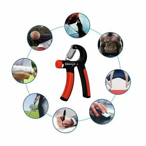 Hand Grip Strength Power Trainer Gripper Strengthener Adjustable Gym Exerciser  - Picture 4 of 12
