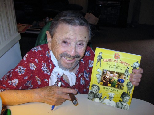 Jerry Maren rare signed photo as Buster Brown shoe mascot TV actor midget RARE - Picture 2 of 2