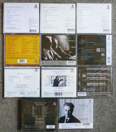 Daniel Barenboim Teldec Klassik 11 CD Lot Mozart Schubert Wagner & mehr sauber - Bild 2 von 3