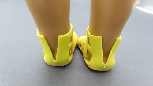 Our Generation Battat Yellow Sandals For 18" Dolls Doll Not Included - Picture 4 of 6