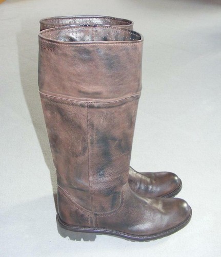 Schöne braune Lederstiefel von ESPRIT neu Gr. 42 Herren oder Damen - Bild 2 von 5