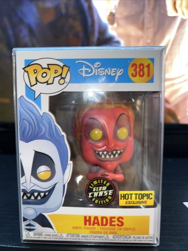 Hades Glow Chase #381 Disney Hercules Funko Pop Hot Topic Exclusive Figure