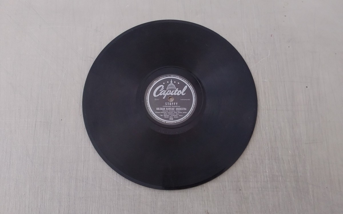 Coleman Hawkins Orchestra 78rpm Single 10-inch Capitol Records