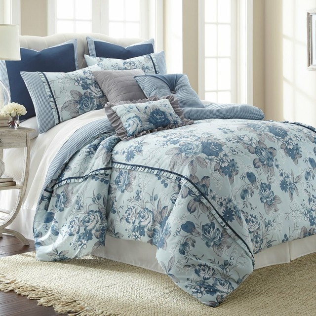 Farmhouse 8 Piece Fl Comforter Set By Pacific Coast For - Farmhouse Cal King Bedding Set Farmhouse 8 Piece Fl Comforter Set By Pacific Coast For - Farmhouse Cal King Bedding Set