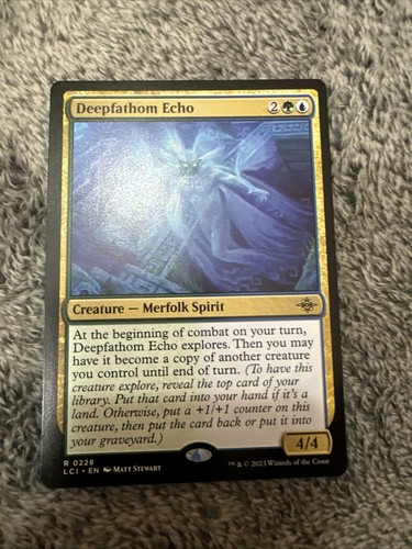 DEEPFATHOM ECHO mtg NM Lost Caverns of Ixalan Rare - Picture 1 of 2