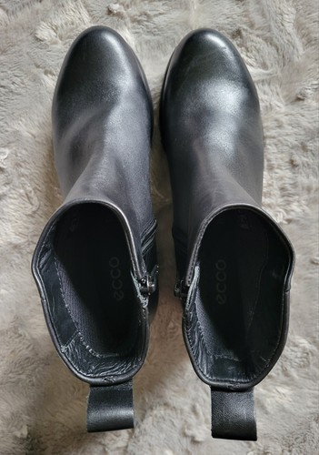Ecco Womens Modtray Ankle Boot Black Leather Size UK 37 / US 6 - 6.5  - Bild 8 von 14