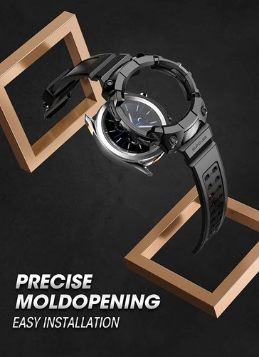 SUPCASE for SamsungGalaxy Watch 4 46mm Smart Watch Case Rugged Bumper Strap Band - 第 15/30 張圖片