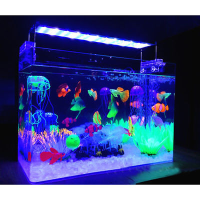 Aquarium Fish Tank Landscaping Animal Plant Plastic Ornament Water Decoration