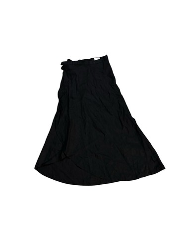 Wilfred Aritzia Linen Wrap Skirt Black Size XXS Asymmetric Lightweight Summer - Picture 5 of 10