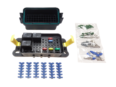 HWB60-ALNG Waterproof Fuse Panel Kit with Relays 12V ... atc fuse box terminals 