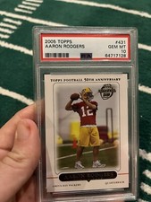 aaron rodgers topps rookie PSA 10