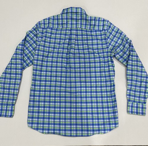 Vineyard Vines On The Go Performance Shirt Herren Gr. S Button Down Blau Grün - Bild 9 von 9