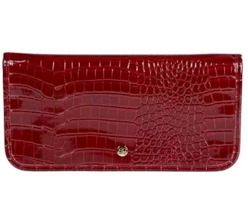 Samantha braun To-Go Kroko RFID Reise Organizer burgundisch neu mit Etikett - Bild 1 von 4