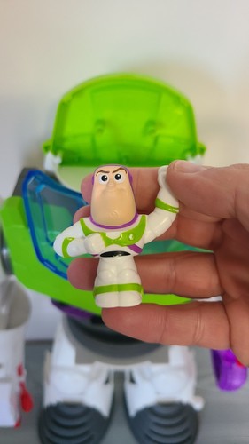 20.5" Tall Imaginext Disney Toy Story Buzz Lightyear Robot Spaceship Playset - Picture 4 of 14