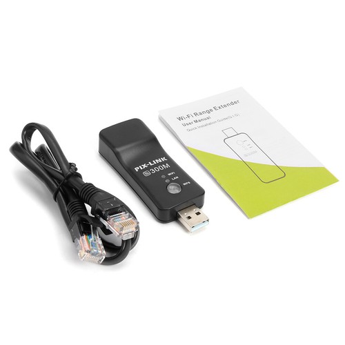 Adaptateur de Dongle WiFi USB TV, 300Mbps, récepteur sans fil universel RJ45 WPS - Photo 3/12