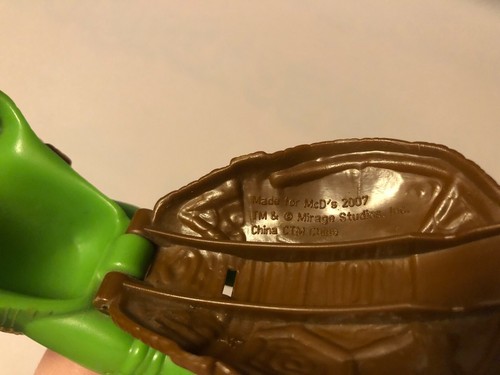 2007 Mcdonalds Happy Meal Teenage Mutant Ninja Turtles TMNT Leonardo Mike Figure - Picture 4 of 4