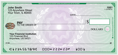 Personal Checks + High Security with Hologram + Deposit Tickets + Register 1 Pt - Picture 5 of 10