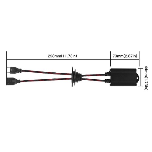 Pair H7 Plug LED Headlight Canbus Decoders Error Free Anti Flicker Resistor AU - Picture 4 of 11
