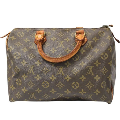 AUTH Louis Vuitton Monogram Speedy 30 Hand Boston Bag M41526 from Japan USED