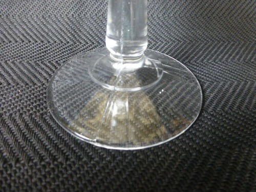 Antique Paneled Forget Me Not Early American Pattern Glass Goblet - Picture 4 of 4